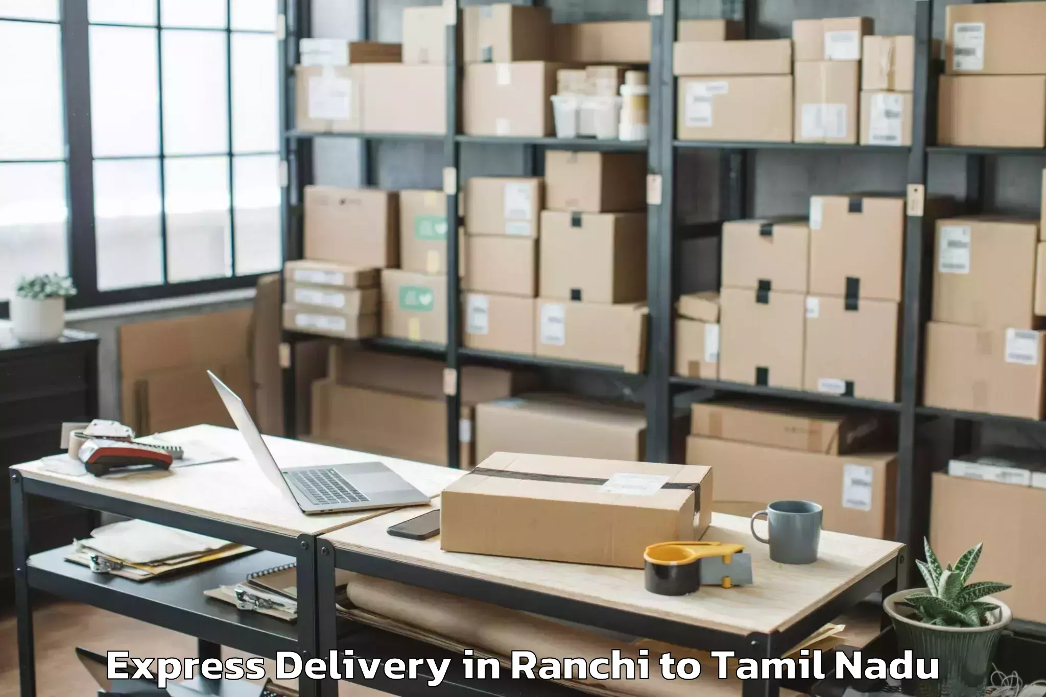 Get Ranchi to Tiruvannamalai Express Delivery